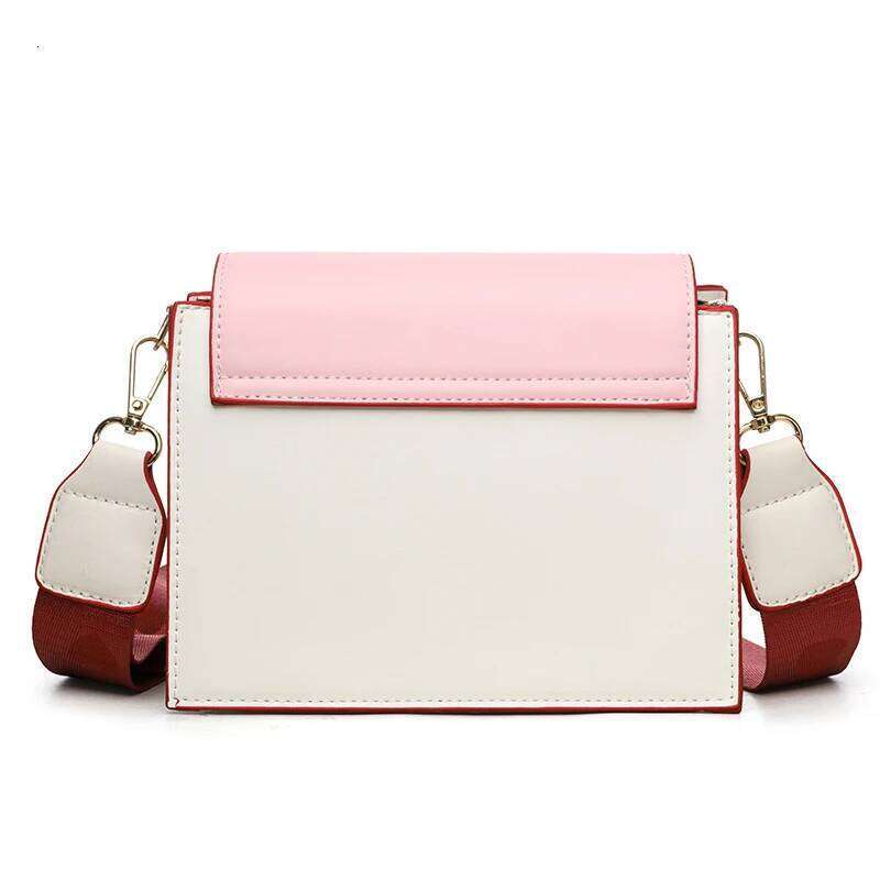 Lady's heart-shaped flip-top crossbody bag with shoulder strap