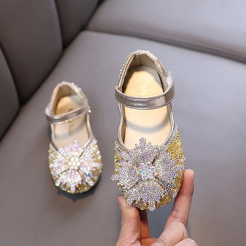 Spring Autumn Kids Fashion Leather Shoes Girls Causal Performance Shoes Shallow Princess Ballet Childrens Flat Shoes 260124