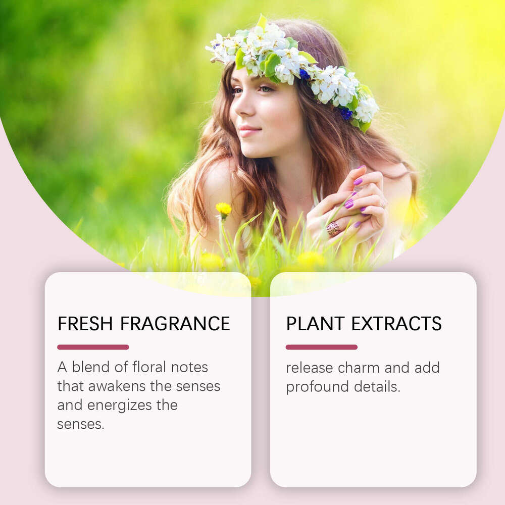 Roxelis Fragrance Elegant Light Floral Scent Soft Bloom Fresh Charm Long-lasting Perfume S260131