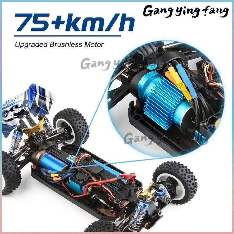 Wltoys 1/12 124017-V8 2.4G Racing RC Cars 4WD Brushless Motor 75Km/H High Speed Remote Control Off-road Drift Toys for Aduit Y260131
