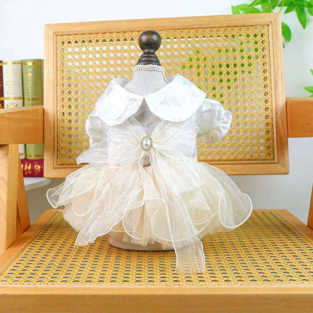 Figaro Wedding Pet Dog Cat Hair Loss Summer High Quality Princess Dress H260129