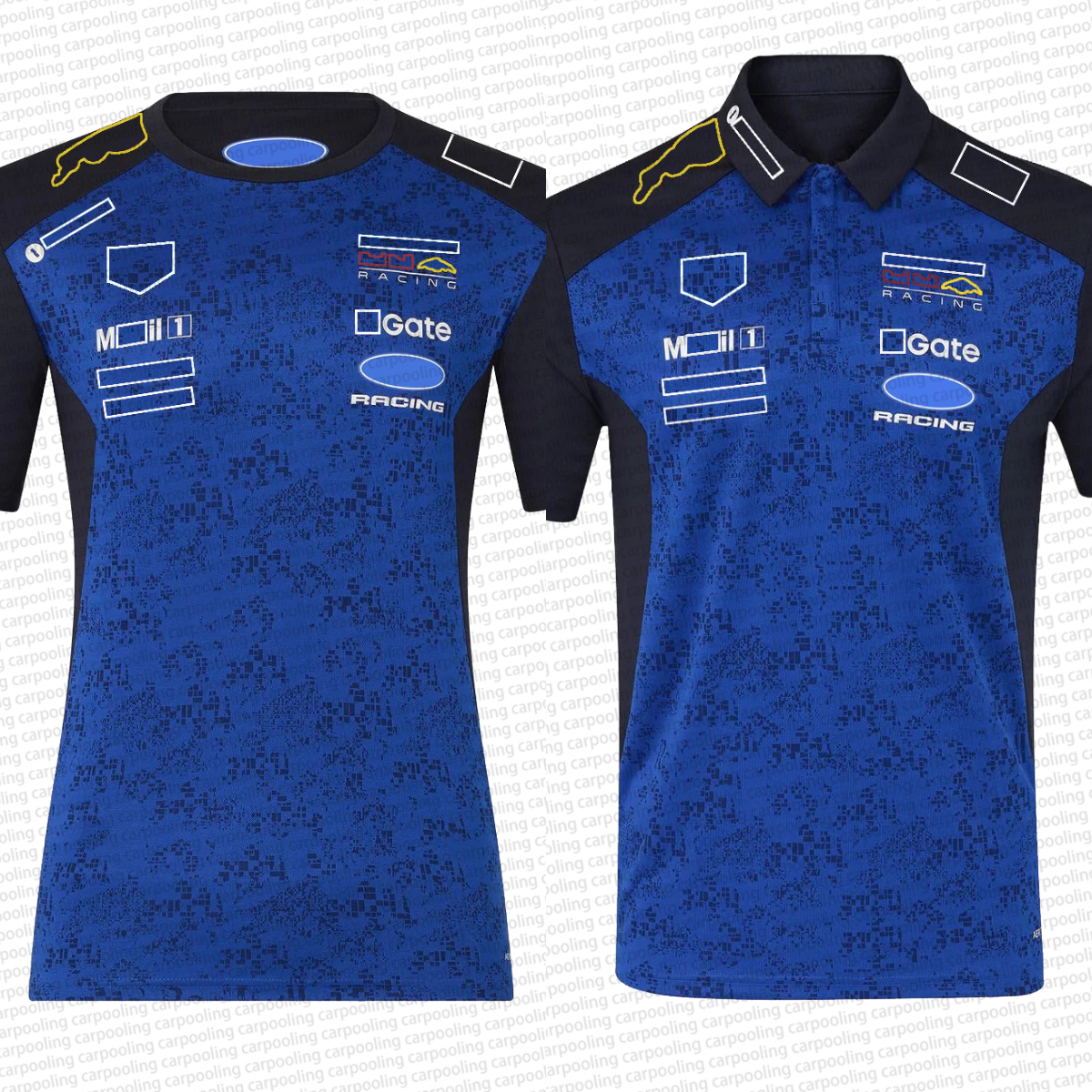 F1 2026 Team Set Up T-shirt Mens Formula 1 Racing Polo Shirt New Season Driver Race Jersey Motorsport Fans Replica Unisex Quick-drying Tee