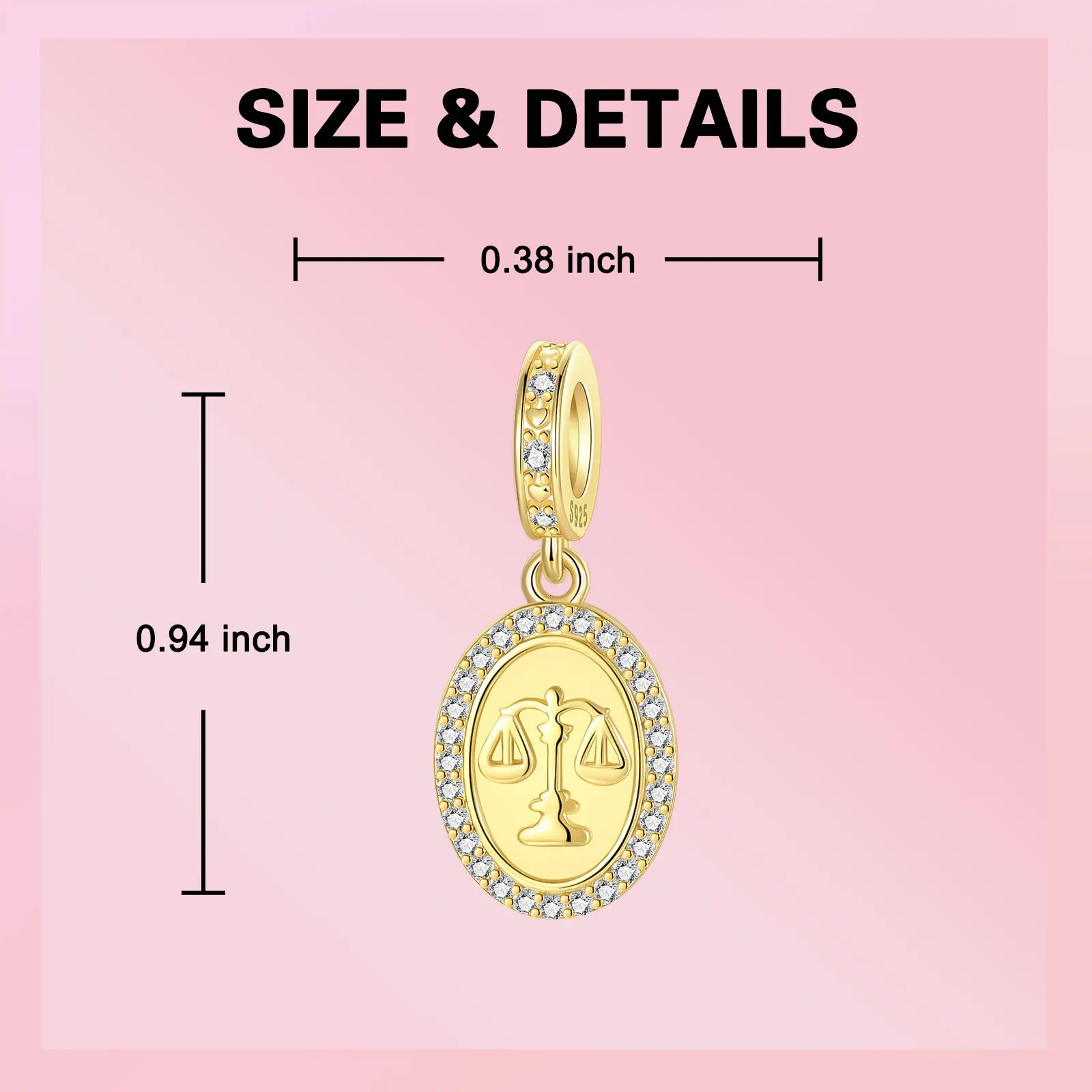 925 Sterling Silver Sc Beetle Goldfish Pendant DIY Fine Beads Fit Original Charms Bracelet Women Jewelry Diy 260124