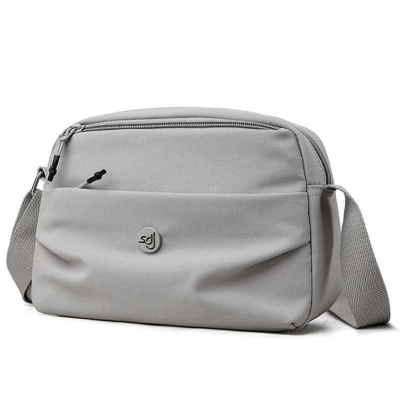 New Korean version macaron colored nylon cloth versatile travel small square crossbody shoulder women's bag