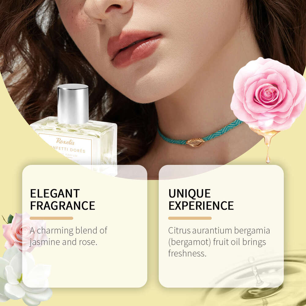 Roxelis Sweet and Flower Floral Fruit Niche Fragrance Fresh Natural Charm Long-lasting Date Atmosphere Perfume S260131