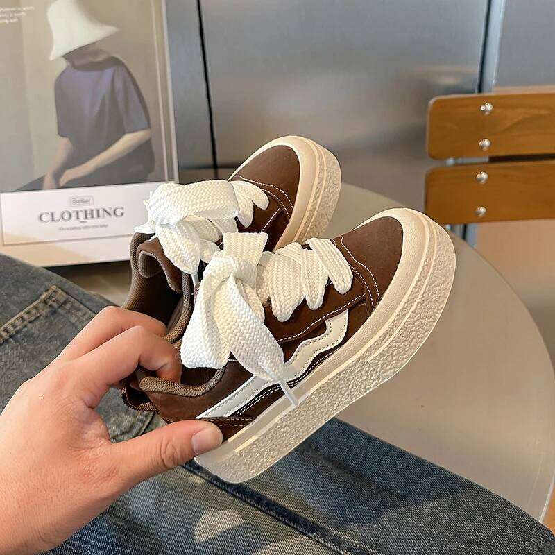 Children's 2024 Fall New Girls' Non-slip Soft Sole Casual Boys Light Canvas Sports Shoes Y260128