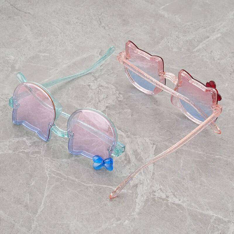 2025 Baby Cute Cartoon Sunshade Glasses Gradient Children's Sunglasses Girls' UV Protection H260130