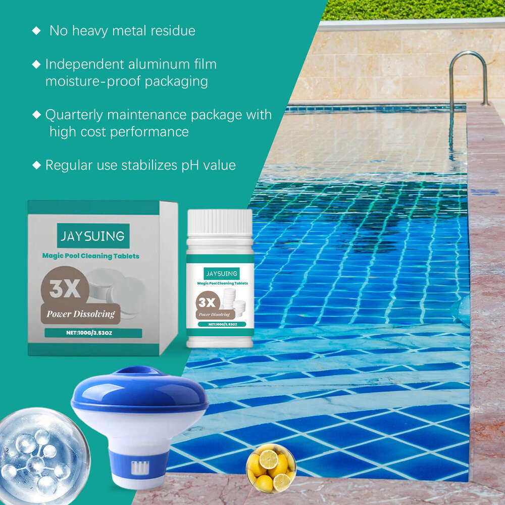 Jaysuing Daily Private Pool Descaling Deodorizing Instant Cleaning Tablets S260131