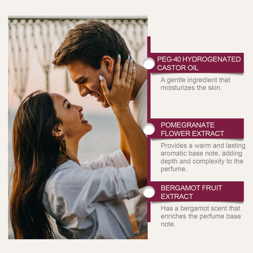 Roxelis Charming Pomegranate Flower Fresh Scent Long-lasting Fragrance Couple Daily Convenient Carry Charm Perfume S260131