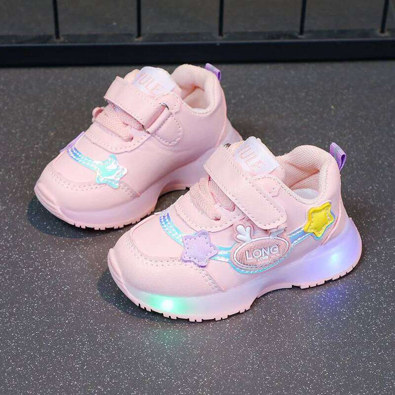 Fashion 25autumn New Light Baby Soft Sole Walking Trend Boy Shoe Allmatch Kid Shoes Anti Slip Girl Sneaker Y260128