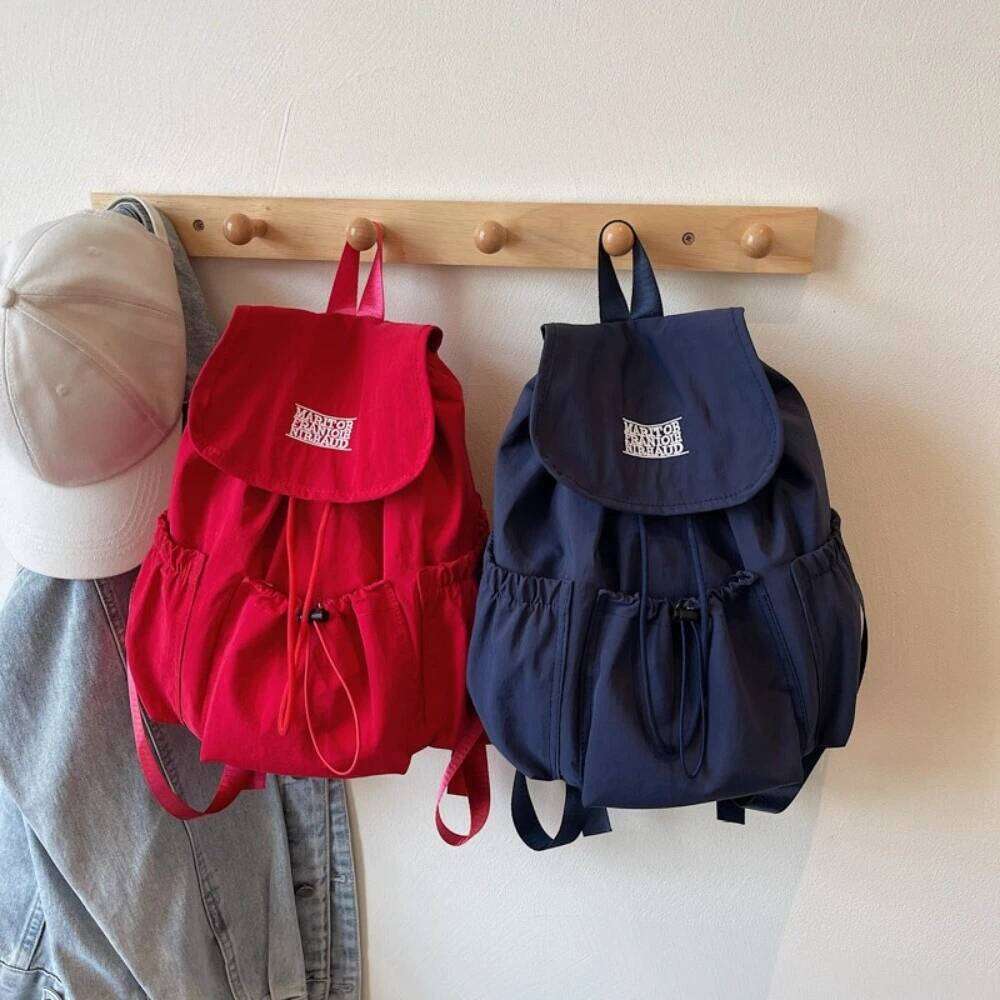 Casual Large Capaci Student Women's 2025 New Sle Outdoor Faion Commuting Bag Lightweight Simple Design Multifu Backpack