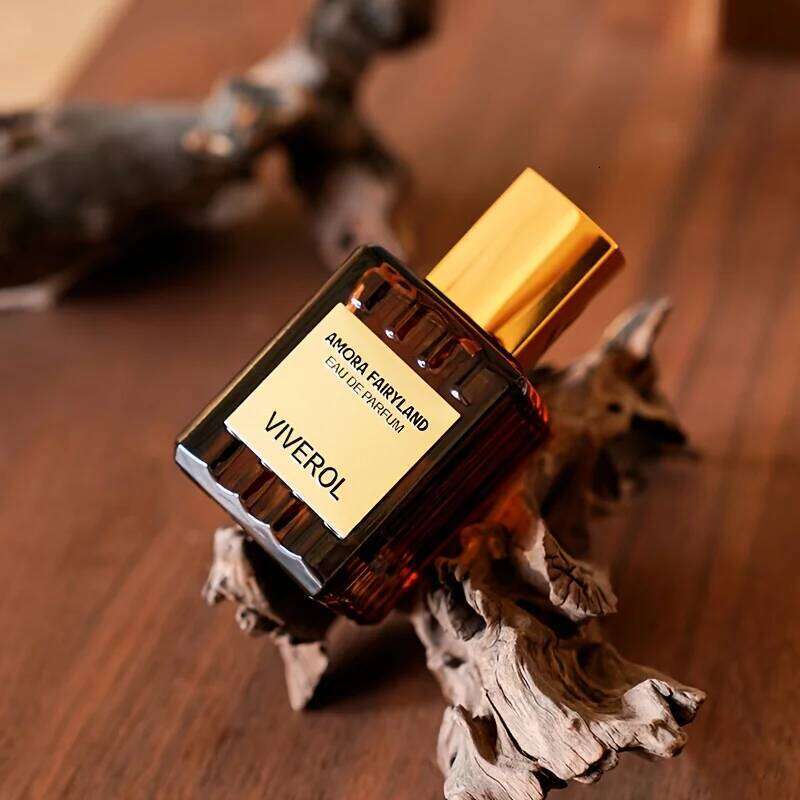 50ml Amber-Hued Gold-Capped Perfume Luxe Mystical Enchanting Eau De Parfum Long-Lasting Oriental Woody Floral Fragrance Spray H260130