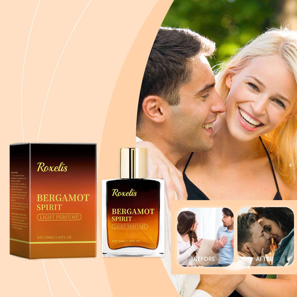 Roxelis Bergamot Charming Perfume Fresh Citrus Delightful Revitalizing Elegant Natural Long-lasting Fragrance S260131