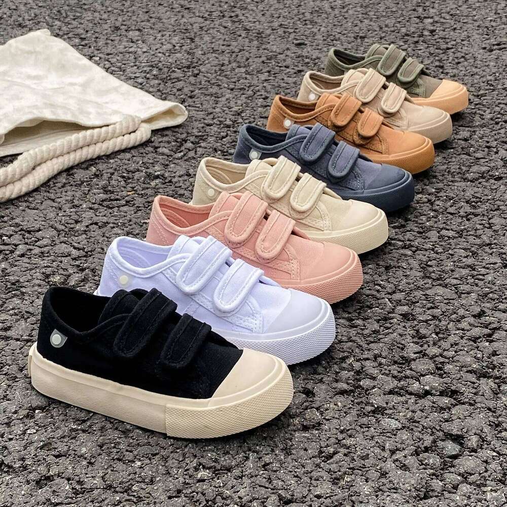 Canvas Shoe Children Spring Toddler Infant Boys Sneakers Girls Candy Color Casual Baby Kids Breathable Soft Bottom Shoes Y260128