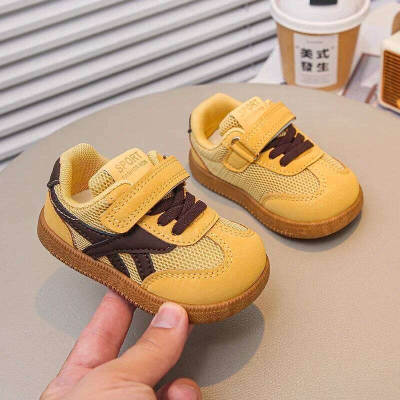 Toddler Boys Girls Sports 0-6 Years Old Children's Sneakers Mesh Soft Anti Slip Walkers Casual Outdoor Shoes Baby Kids Y260128