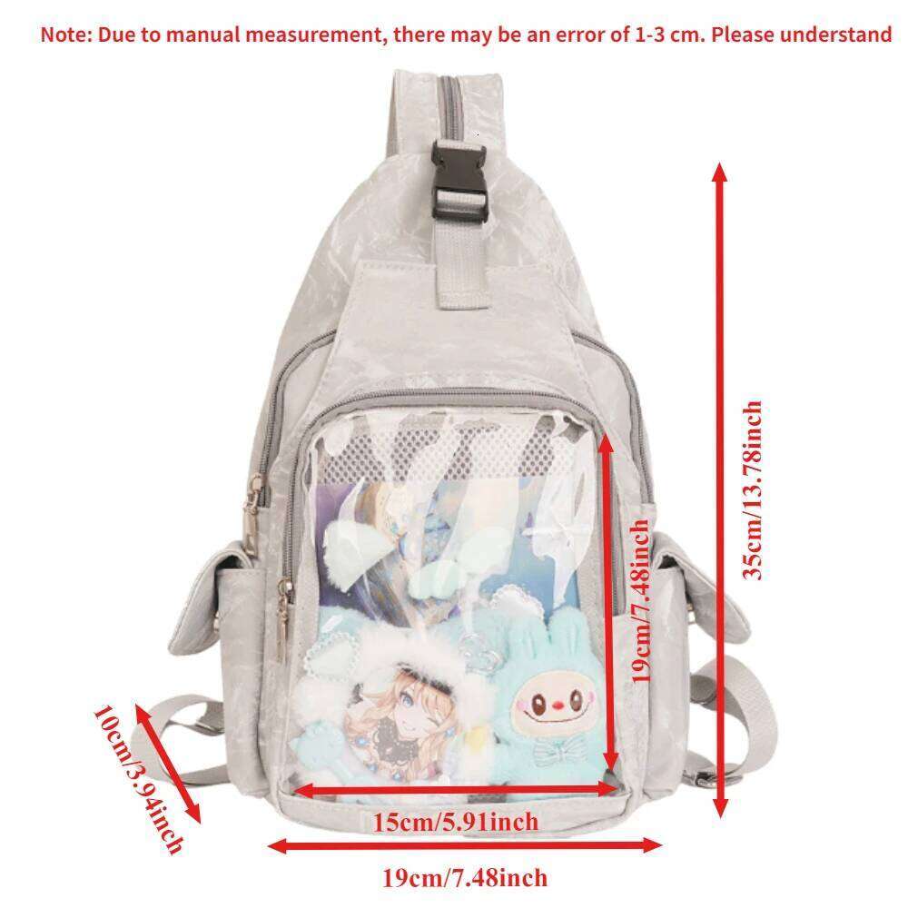Transparent Ita Mochila Daily Using Student Lightweight Portable School Women Multi-function Women's Small Backpack