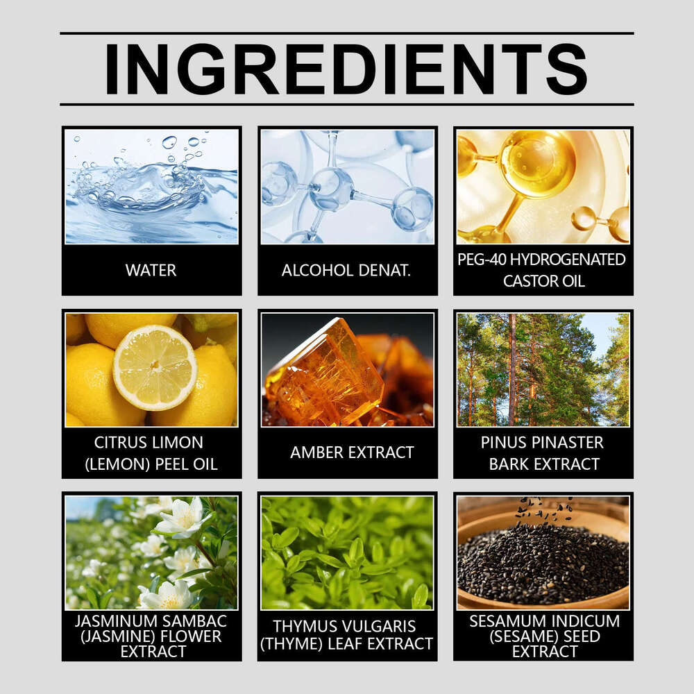 Roxelis Charming Natural Fresh Daily Commute Date Perfume Elegant Long-lasting Fragrance Cologne S260131