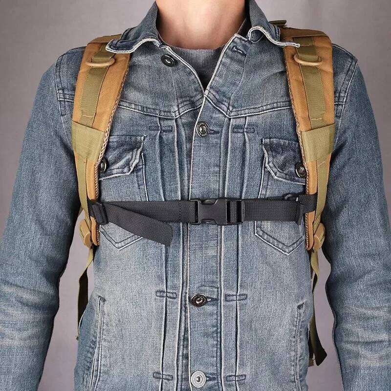 Outdoor Camping Tactical Bags Chest Bag Harness Adjustable Shoulder Strap Straps Accessories For Backpack