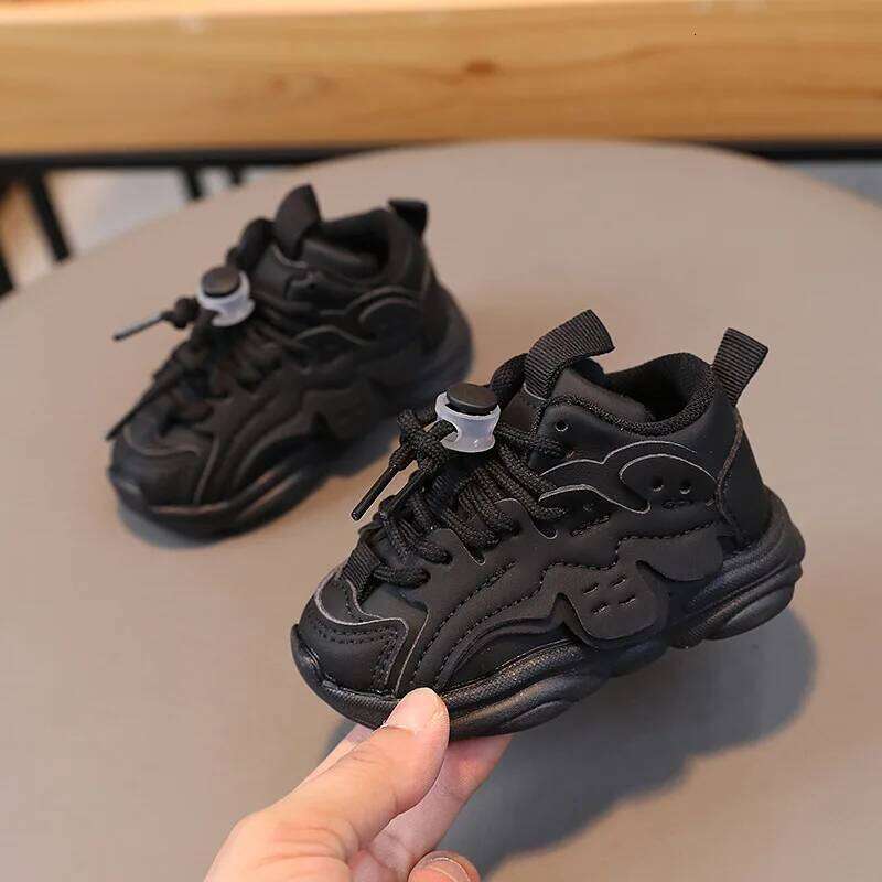 1-3 Years Children Casual Spring Autumn Summer Kids Baby Toddler Sneakers Little Boys Girls Sport Shoes Pink, Black Y260128