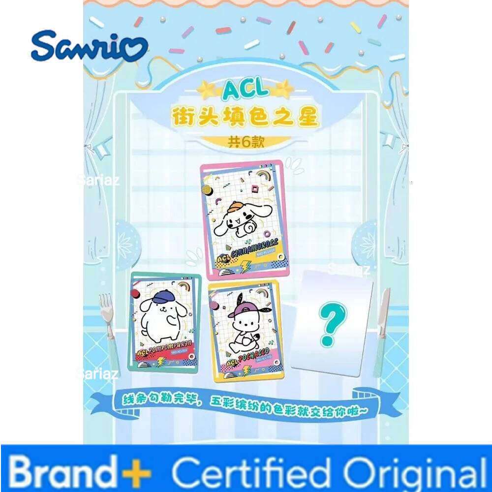 Sanrio Original KABAO For Children Japanese Popular Cartoon Hello Kitty My Melody Limited Game Collection Card Table Toys H2601301