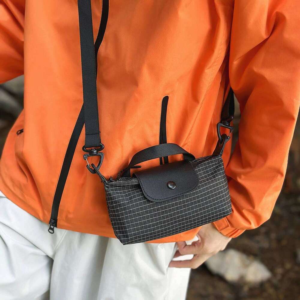 Men's Sports Crossbody Single Shoulder Bag for Travel, Casual Commuter Bag, Small Cycling Backpack