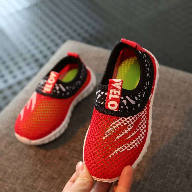 Size 21-38 New Mesh Kids Lightweight Children Casual Breathable Boys Shoes Non-slip Girls Sneakers Zapatillas Y260128