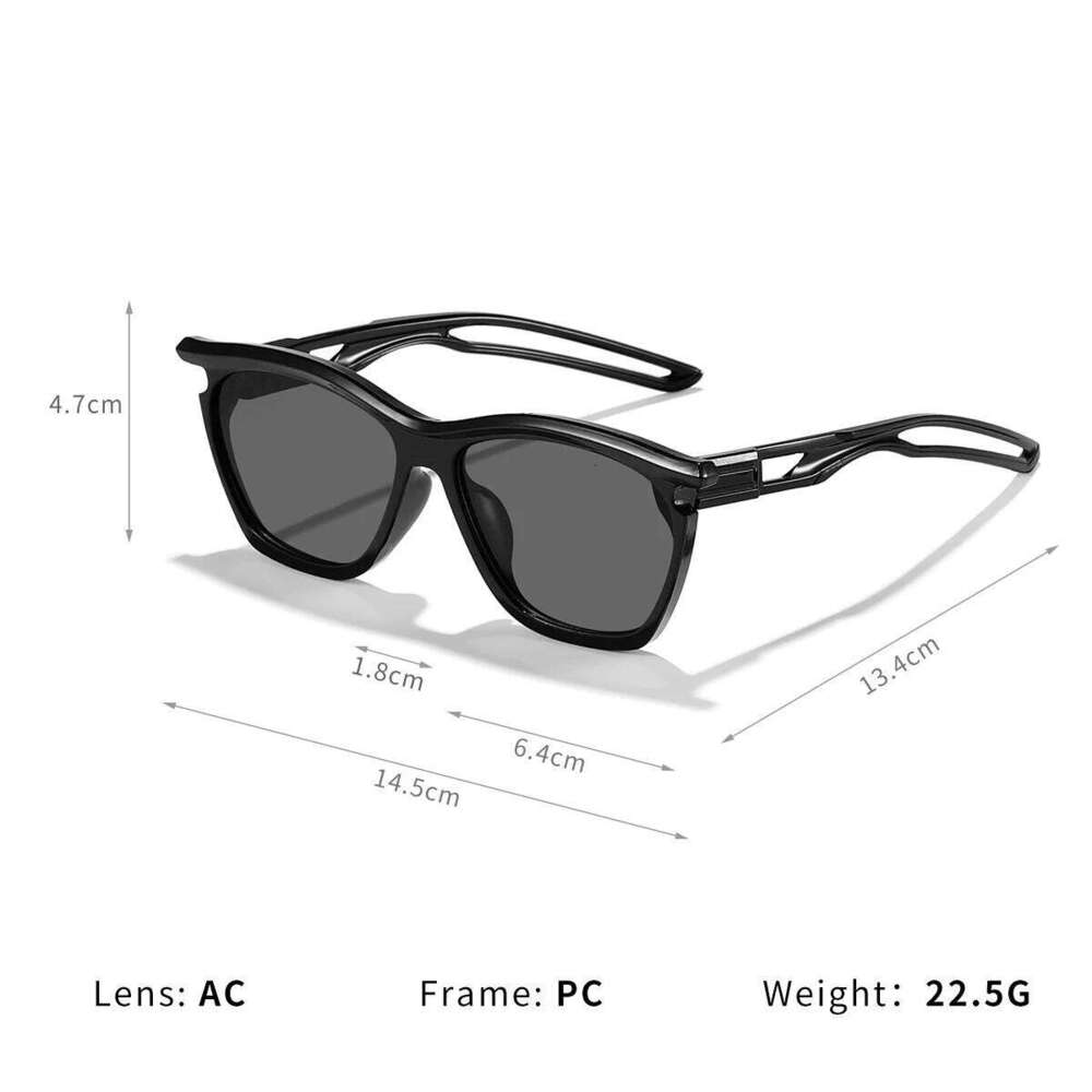 2025 UV400 resistant children, cute and high-end sunglasses for babies Cool candy colored hollow out outdoor H260130