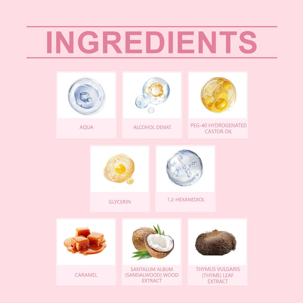 Roxelis Wooden Caramel Natural Fresh Scent Long-lasting Fragrance Portable for Dating Daily Atmosphere Perfume S260131