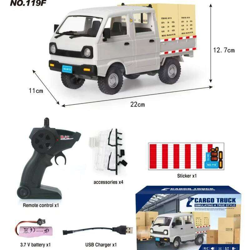 Speed RC Drift Truck Four Wheel Drive Road Competitive Realistic Model Vehicle Electric Remote Control Cars Boys Christmas Gifts Y260131