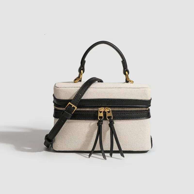 Fashion Box Women Handbags Designer Thick Canvas Shoulder Crossbody Bags Casual Spring and summer Small Purses 2025 bolso mujer