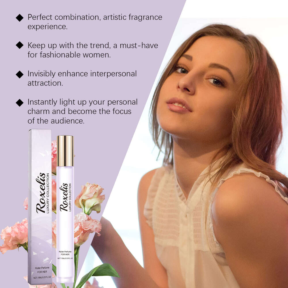 Roxelis Women's Roll-on Natural Fresh Long-lasting Fragrance Daily Dating Elegant Niche Carnation Portable Perfume S260131