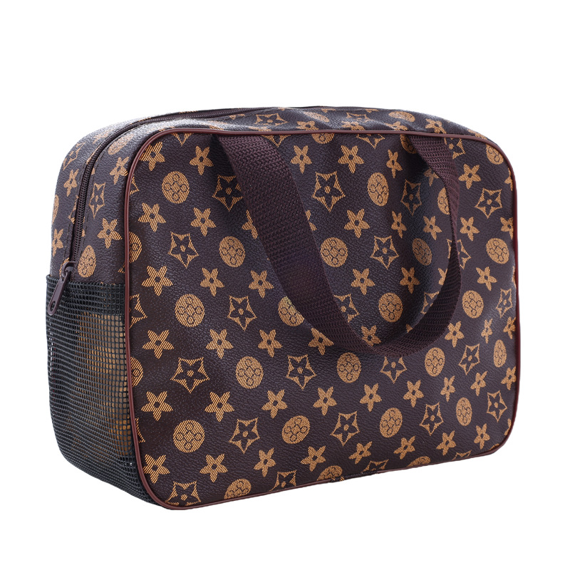 2026 Korean version of fashion printing storage bag travel portable toilet bag daily necessities large capacity