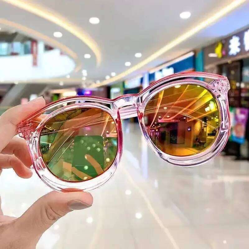 NEW Girls Boys Cute Small Outdoor Sun Children Lovely Vintage Sunglasses UV400 Protection H260130