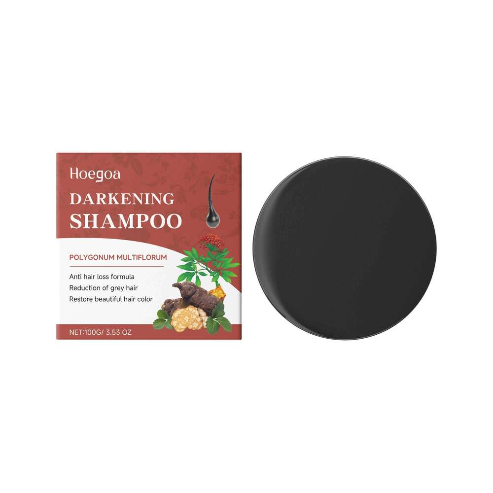 Hoegoa Shampoo Daily Scalp Cleansing Natural Shine Smooth Care Black Hair Soap S260131