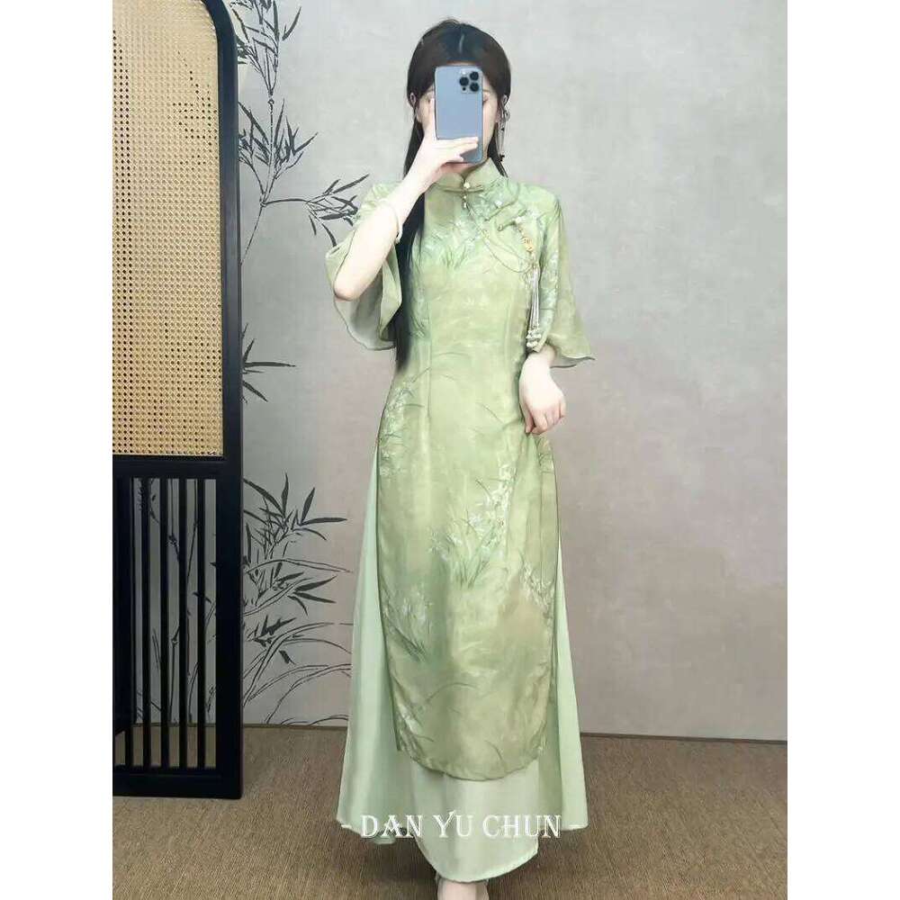 Cheongsam Chinese Summer New Retro Dress