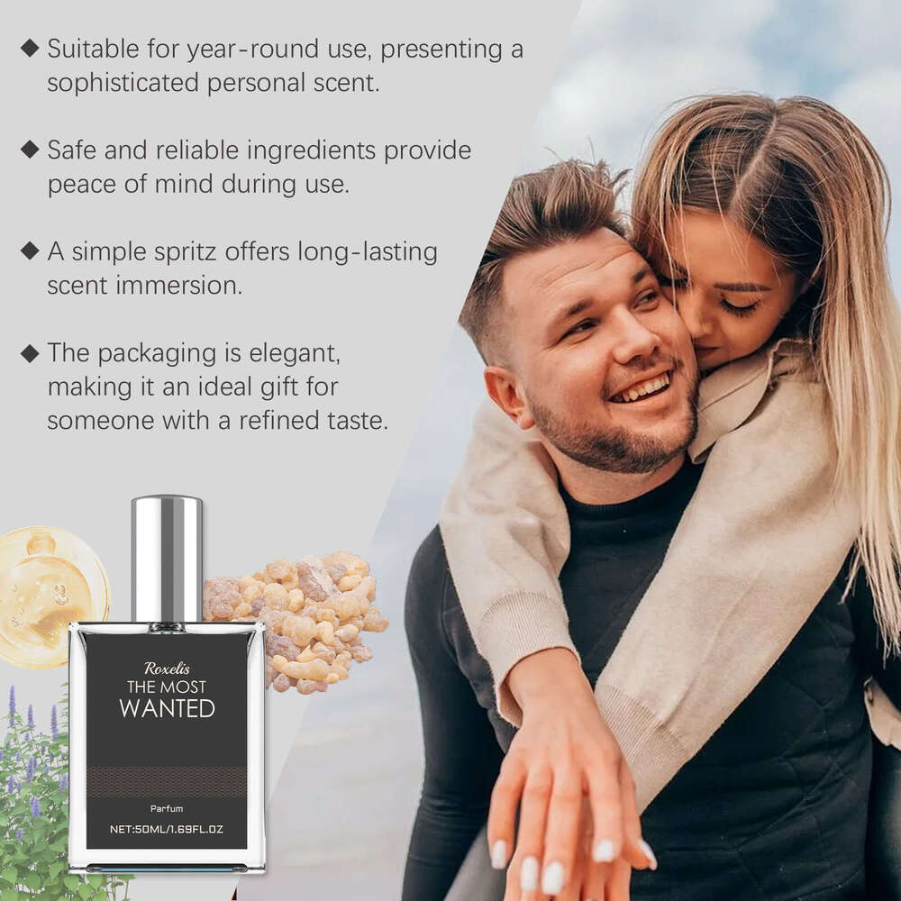 Roxelis Charming Eau de Cologne Niche Long-lasting Fresh Dating Atmosphere Elegant Light Fragrance Blue Ocean Scent S260131