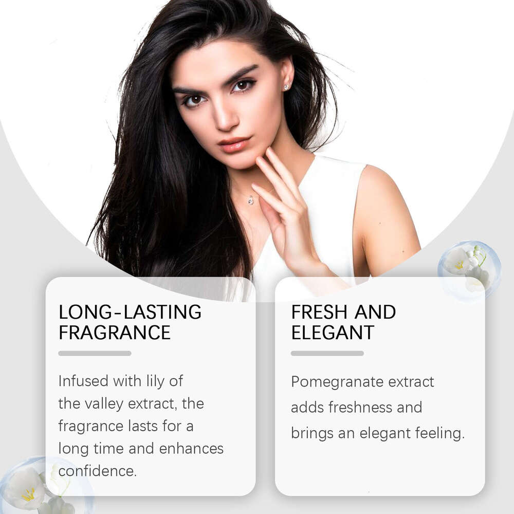 Roxelis Women's Lily of the Valley Perfume Natural Fresh Long-lasting Date Release Charm Atmosphere Pheromone Fragrance S260131