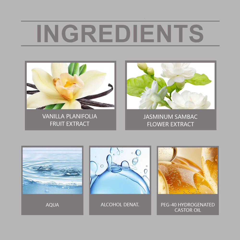 Roxelis Women's Vanilla Scent Light Fresh Long-lasting Fragrance Natural Elegant Daily Charm Perfume S260131