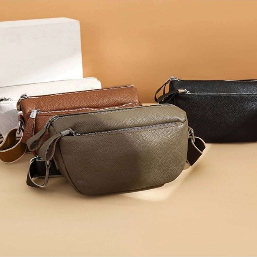 Multilayer Women Luxury Genuine Shoulder Crossbody Bag Female New Ladies Tote Sac High Quality Cow Leather Handbag