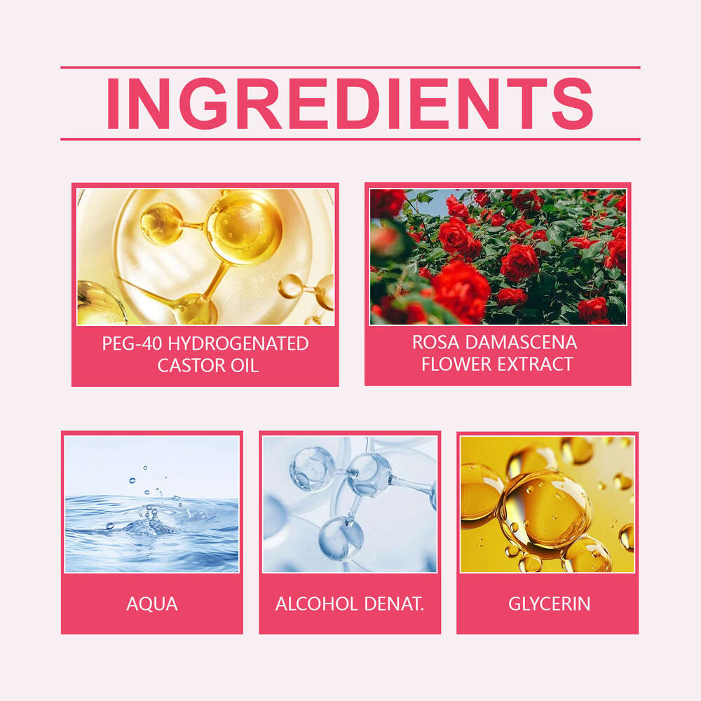 Roxelis Rose Exudes Charm Natural Fresh Scent Long-lasting Fragrance Women's Daily Perfume S260131