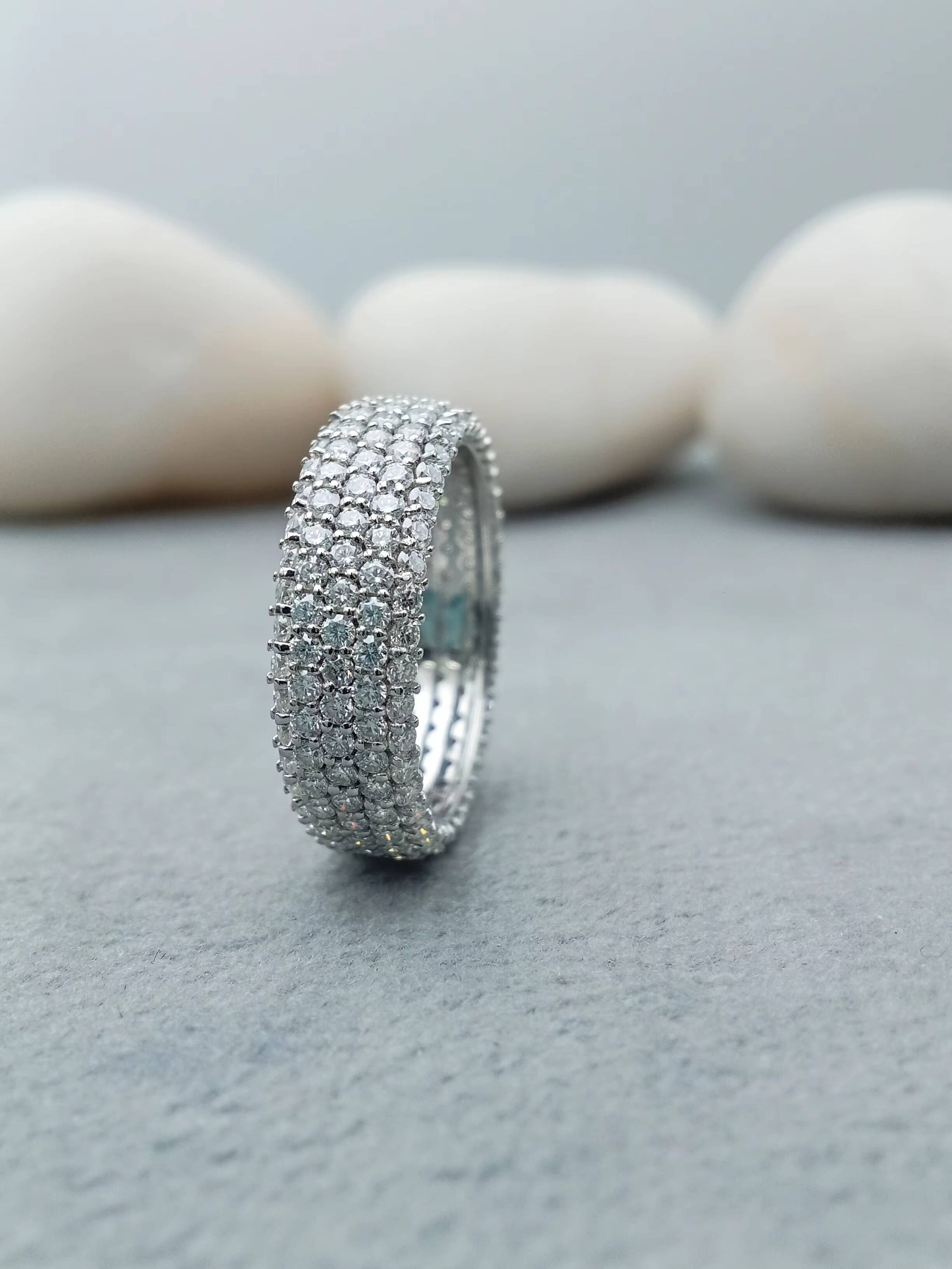 Womens 1ct Cut VVS Lab Grown Diamond Filled Engagement Wedding Ring 14k/18k Gold Trendy Style for Certified Party