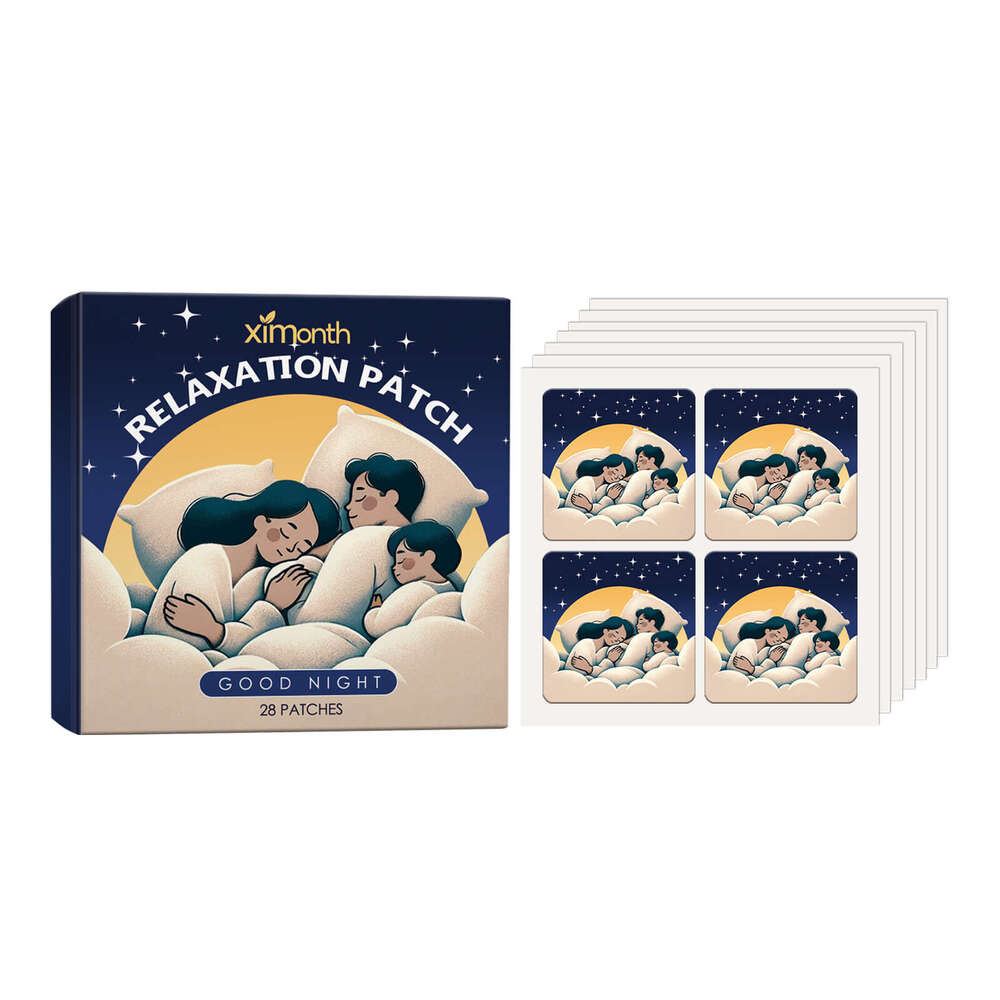 Ximonth Goodnight Cartoon Care for Relieve Discomfort Relax Body and Mind Sleep Stickers S260131