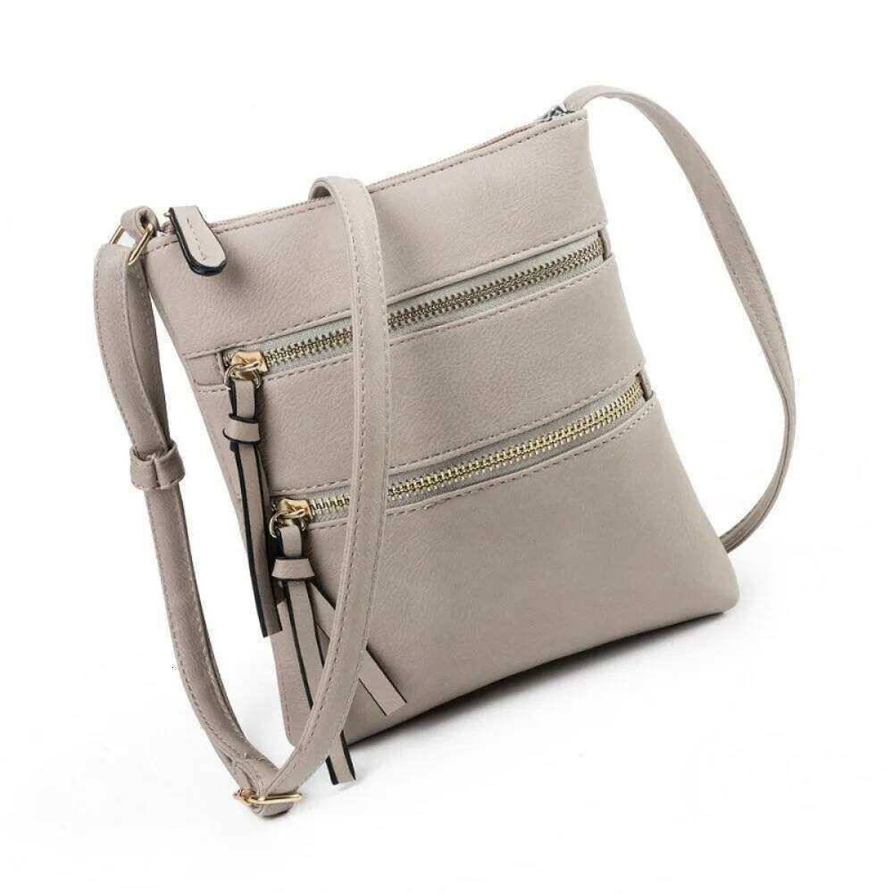 Women PU Leather Shoulder Strap Crossbody Bag Casual Small Handbag Pocket Ladies Designer Zipper Female Messenger Purse 2025