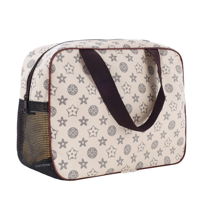 2026 Korean version of fashion printing storage bag travel portable toilet bag daily necessities large capacity