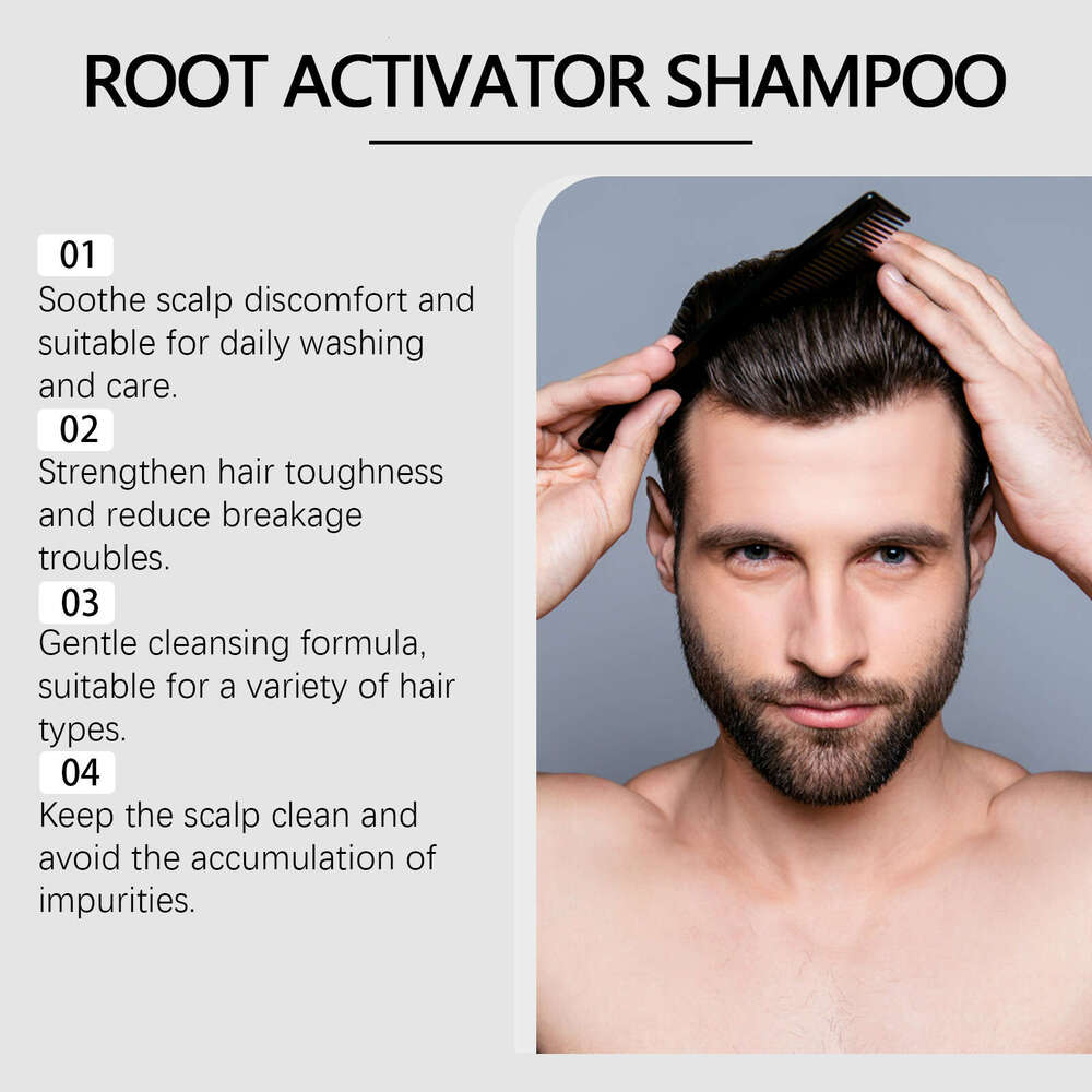 East Moon Men's Care Cleans Scalp Nourishes Follicles Smooth and Refreshing Hair Shampoo S260131