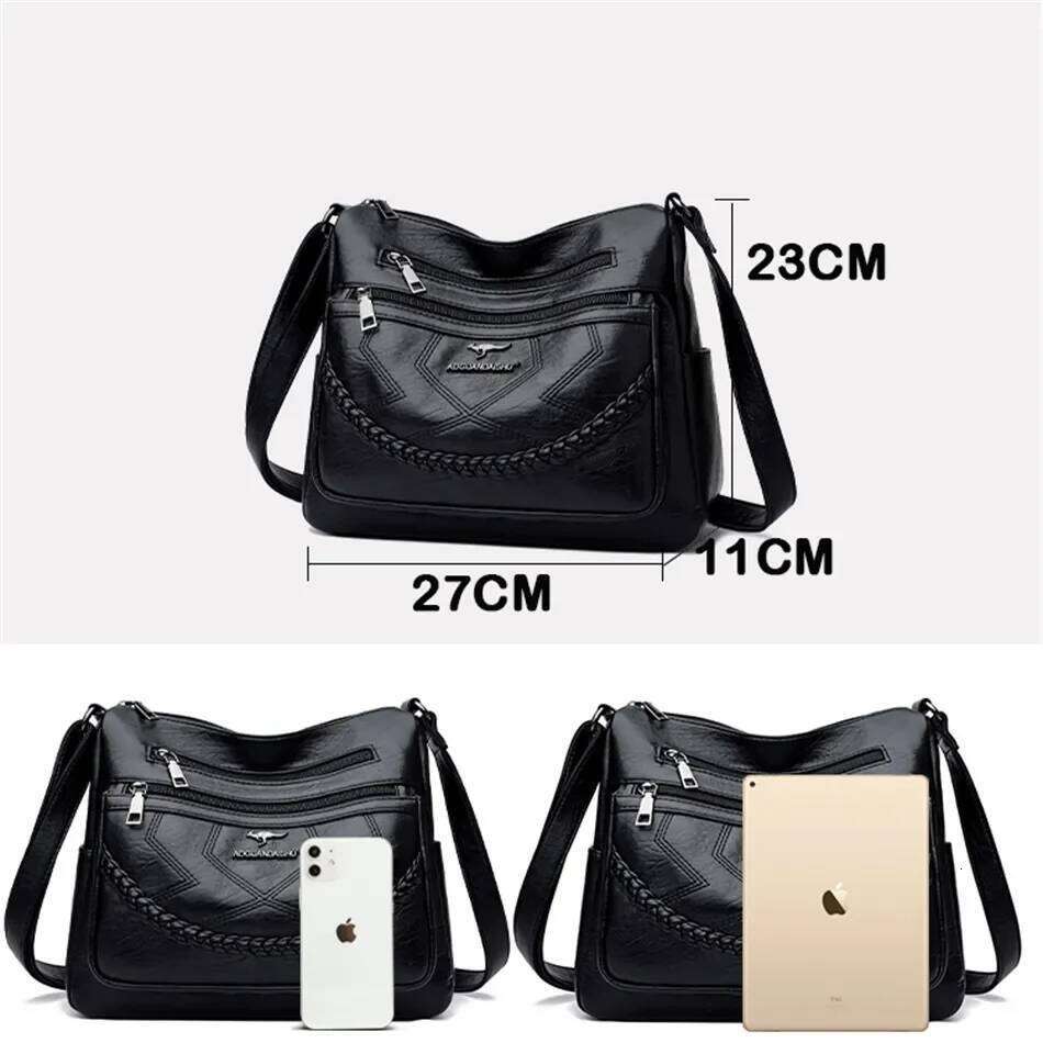 Soft PU Leather Luxury Handbags Purses Women Designer Shoulder Crossbody Bag for Female Branded 2023 Trend Messenger Bags