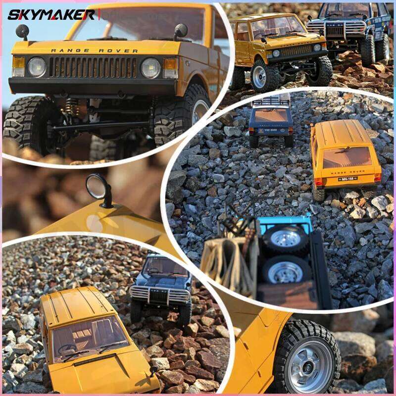 MN Model Car Mn168 1/12 Full Scale RTR 2.4G 4WD 280 Motor Proportional Off-Road Remote Control RC Truck Kids Toys Metal Parts Y260131