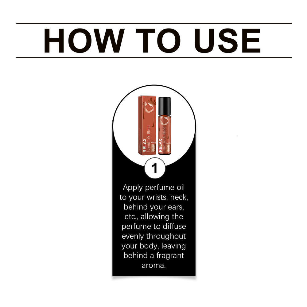 Roxelis Perfume Fresh Light Fragrance Chamomile Elegant Long-lasting Roll-On Essential Oil S260131