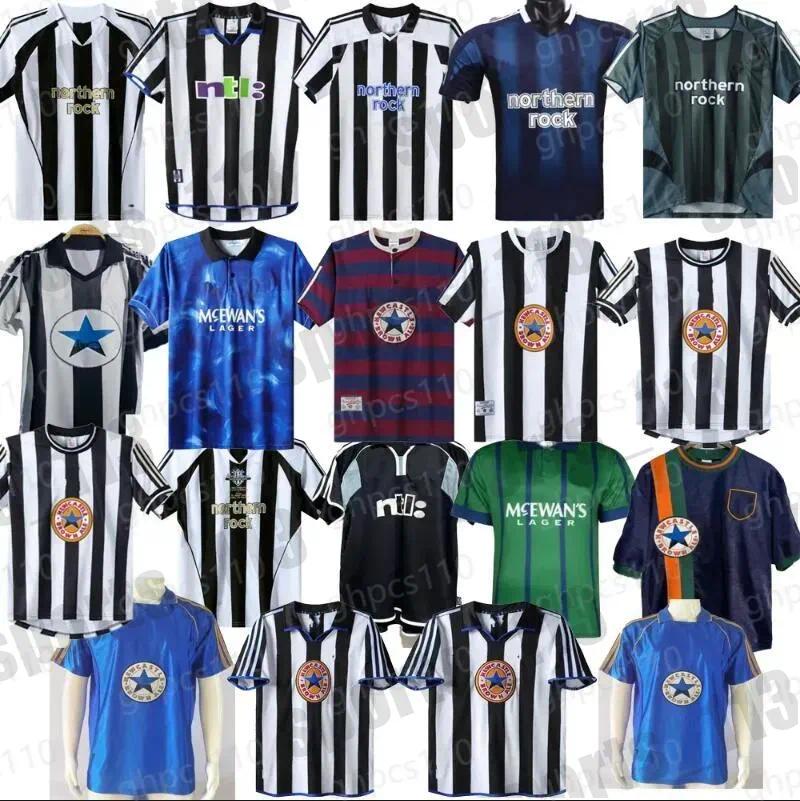 New castleS 95 96 97 99 2000 01 03 04 Retro SOCCER jerseys HAMANN SHEARER PINAS 1993 1980 82 05 2006 UNITED OWEN classic FOOTBALL SHIRTS Ginola long sleeves6