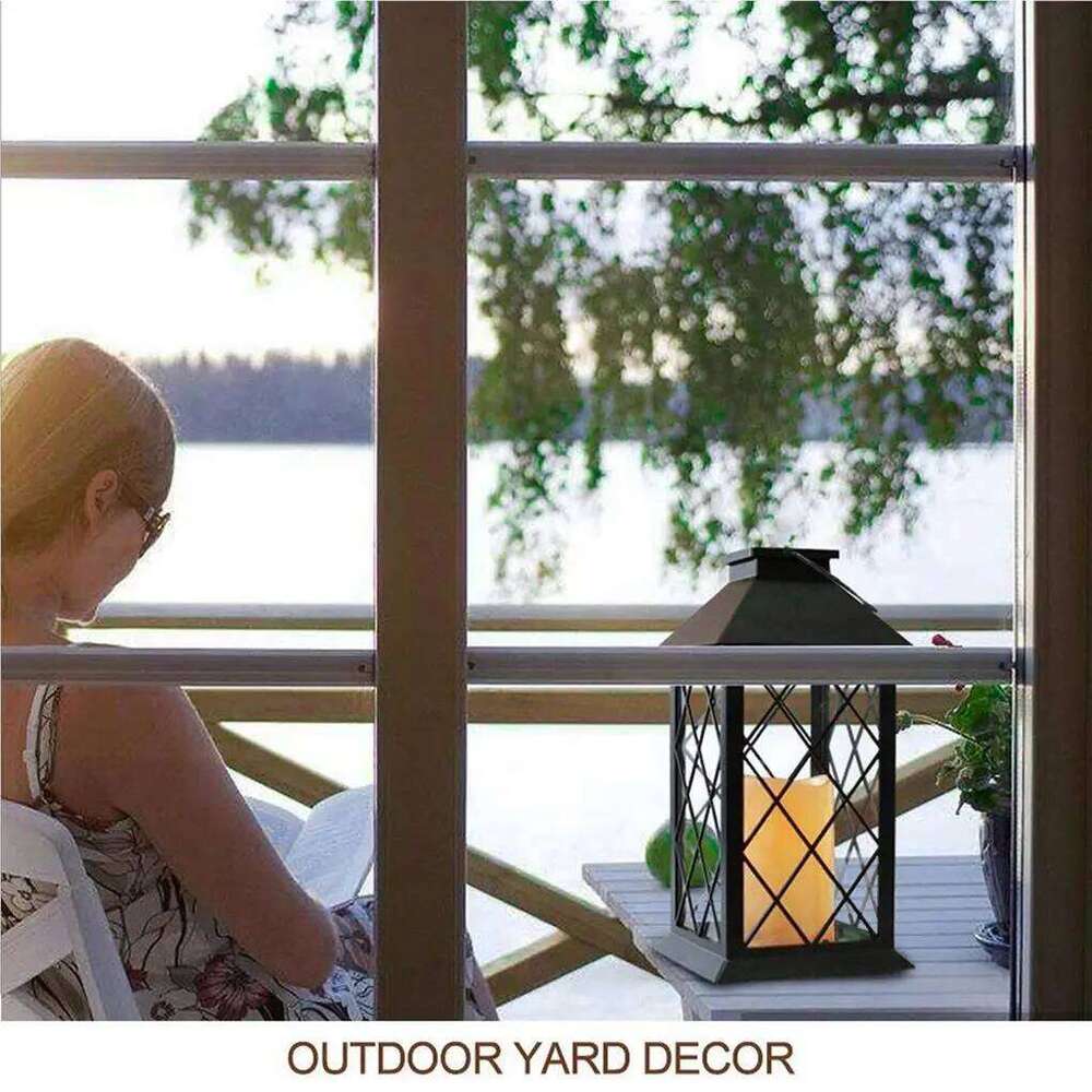 Outdoor Battery Light Windproof Durable LED Candlelight High Hardness Lightweight Camping Lamps Coated Surface Door Table Y260131